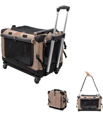 Amazon.co.jp: CoConte ペットトロリー ライトグレー : ペット用品