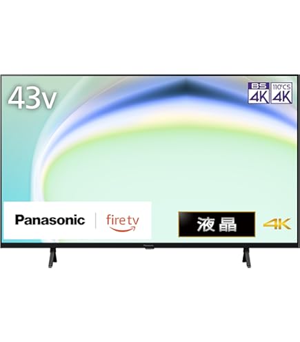 Amazon | パナソニック 43V型 液晶テレビ ビエラ TH-43DX750 4K USB