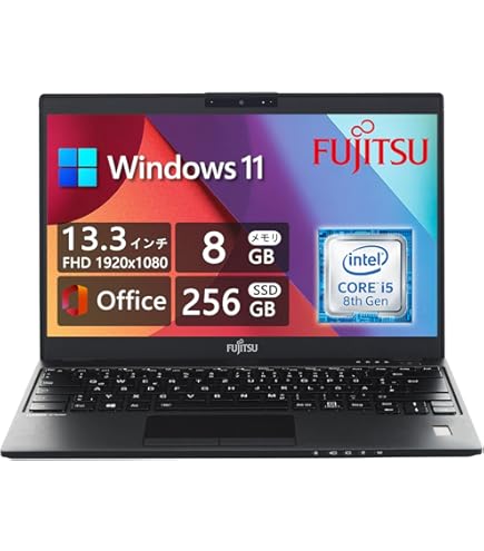 Amazon.co.jp: 富士通 LIFEBOOK U938/S Core i5 8350U 1.7GHz/8GB