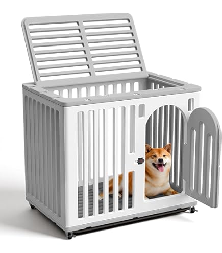 Amazon | わんにゃんルーム シングル 犬 猫 ケージ ホワイト おしゃれ