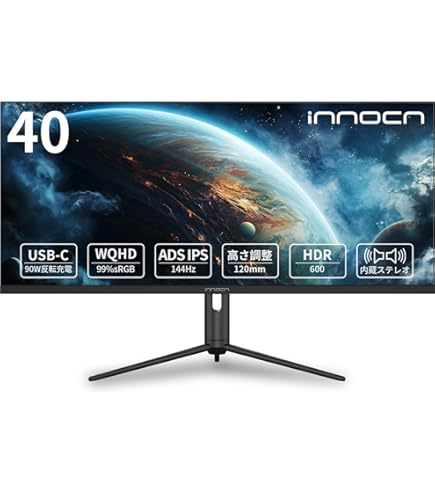 Amazon.co.jp: INNOCN WR40-PRO 40インチ ウルトラワイド モニター