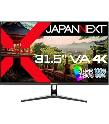 Amazon.co.jp: JAPANNEXT 31.5インチ モニター 4K UHD 3840x2160解像度