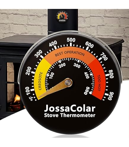 Amazon.co.jp: ヨツールサーモメーター 薪ストーブ 温度計 日本製