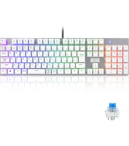 Amazon.co.jp: VSPO GEAR ゲーミングキーボード 第2弾 神成きゅぴ ぶ