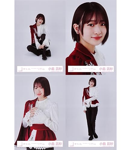 小島凪紗 直筆 クリスマスサンタ衣装 小島凪紗 直筆サイン 生写真 ヒキ