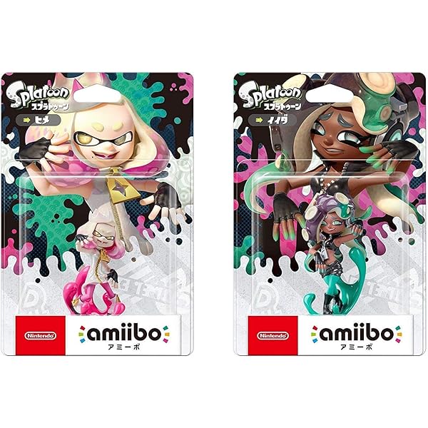 Amazon | amiibo スプラトゥーン 全3種セット ガール ボーイ イカ