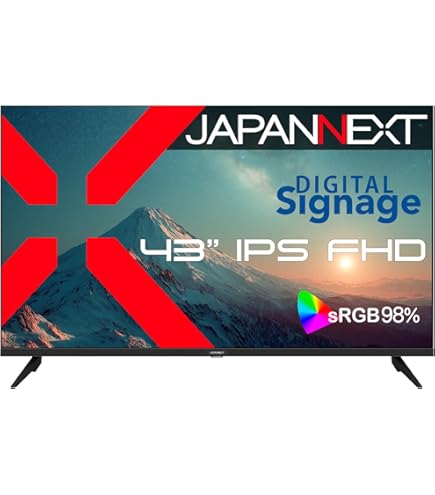 Amazon.co.jp: JAPANNEXT 43インチ HDR対応4K液晶モニター JN