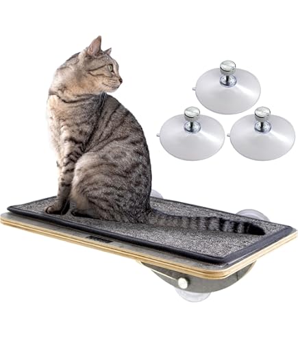 Amazon | POOKIE 猫 窓 ハンモック スケルトン 窓ベッド 猫ベッド 宇宙