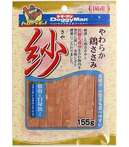 Amazon | ドギーマン 低脂肪紗野菜入り 155g | ドギーマン