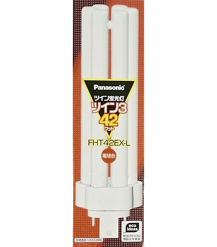 Amazon | パナソニック ツイン蛍光灯 42W形 ナチュラル色 6本束状