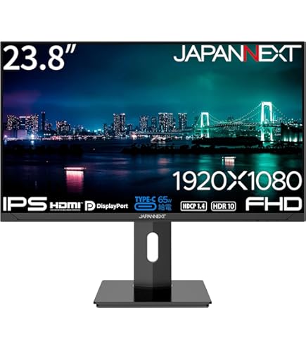 Amazon.co.jp: JAPANNEXT 23.8インチ IPSパネル搭載 フルHD液晶
