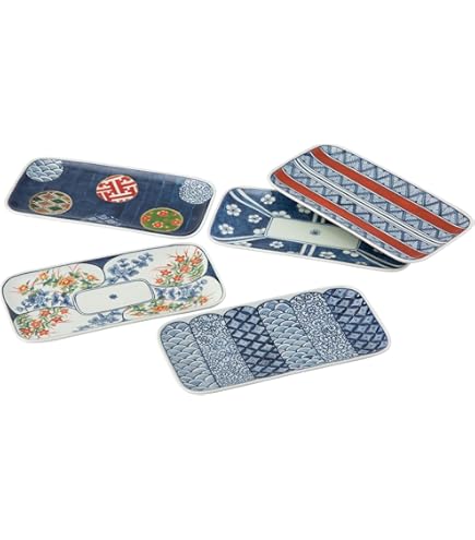 京焼「初代 幹山伝七」作 藍繪深皿20客（裏印「大日本幹山製」） 京