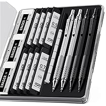 Amazon.co.jp: Nicpro ブラックメタル 2.0 シャープペンシルセット