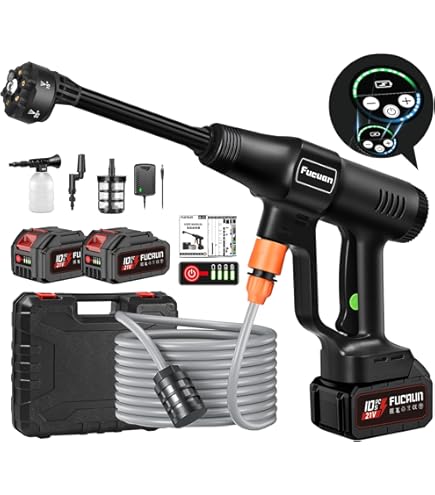Amazon | 高圧洗浄機 コードレス 充電式 家庭用 6in1ノズル マキタ互換
