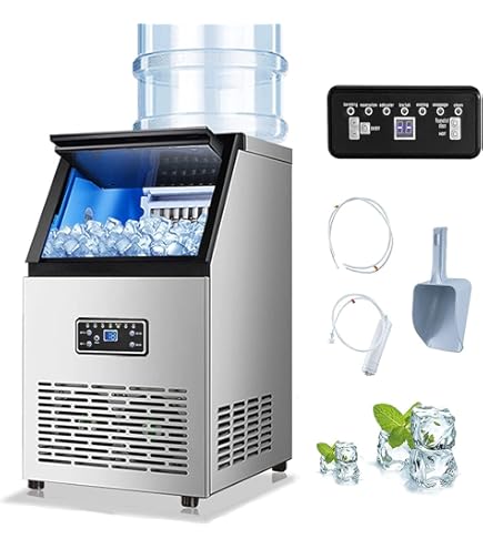 Amazon.co.jp: 業務用自動製氷機 110V ビルトインステンレス製製氷機