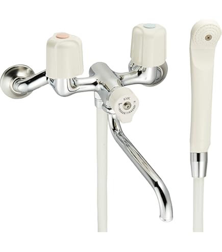 Amazon | カクダイ(KAKUDAI) 2ハンドルシャワー混合栓 G1/2 139-801