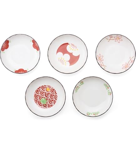 Amazon | 波佐見焼 陶房青 古染花八方 緑青磁 7寸皿 プレート 陶磁器