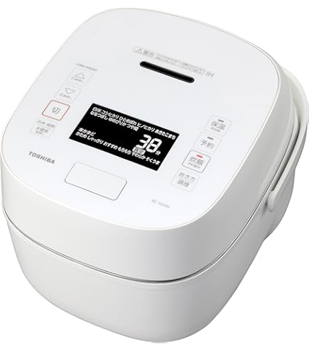東芝 RC-10VSP 真空圧力IH ホワイトデジタル炊飯器 東芝 真空圧力IH RC