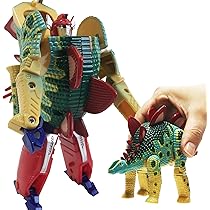 Amazon.co.jp: かっこいいぞ！変形する恐竜ロボット 恐竜 おもちゃ