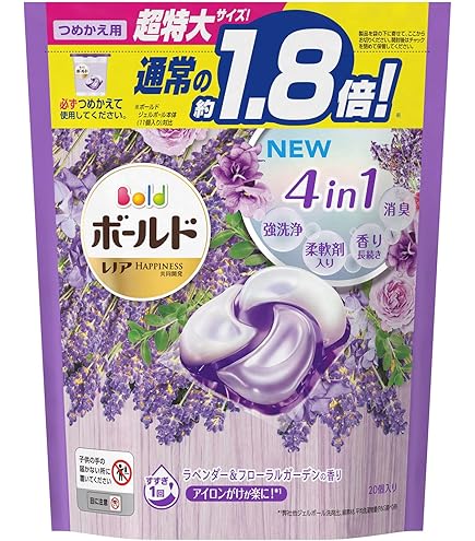 Amazon | ボールド ジェルボール4D ラベンダー&フローラルガーデン 詰