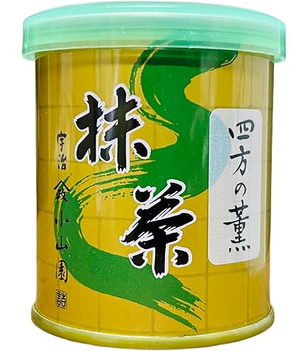 Amazon.co.jp: 【抹茶 山政小山園】四方の薫 30g缶 薄茶 茶道用・飲料