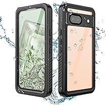 Amazon.co.jp: Kawasina Google Pixel 8a 用 ケース 防水 耐衝撃 両面