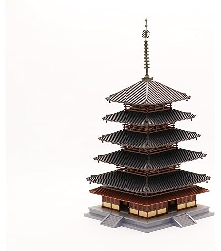 当時物 希少品 フジミ 興福寺 国宝 五重の塔 プラモデル 1/100スケール