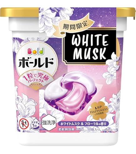 Amazon.co.jp: P&G ボールド ジェルボール4D つめかえ用 (ホワイト