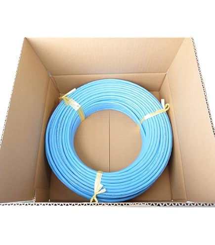 Amazon.co.jp: 通信興業 CAT6A LANケーブル (200m巻き) TSUNET-10GE