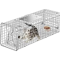 Amazon | Vevesoas 捕獲器 猫 安全 踏み板式 トラップ 動物用 猫の保護