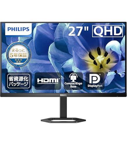 Amazon.co.jp: PHILIPS Monitor Display 27E1N5900E/11 (27 inch, IPS