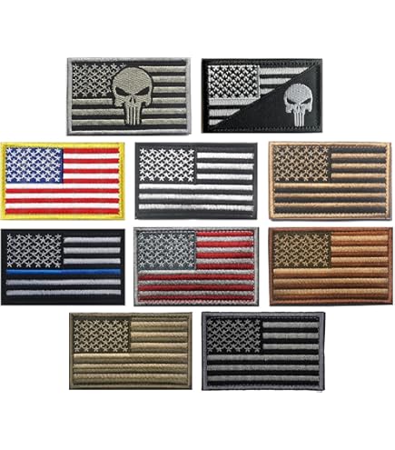 Amazon.co.jp: アメリカ 国旗 ミリタリー 刺繍 ワッペン 星条旗 MW