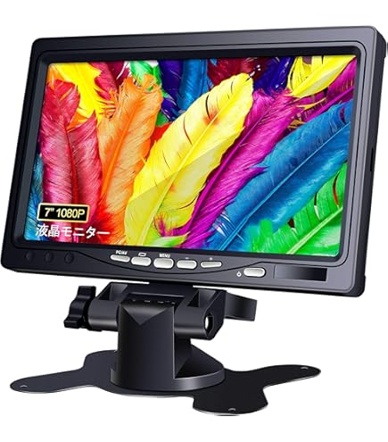 7インチワイドスクリーンLCDカラーモニター HM-TL7T Amazon.co.jp