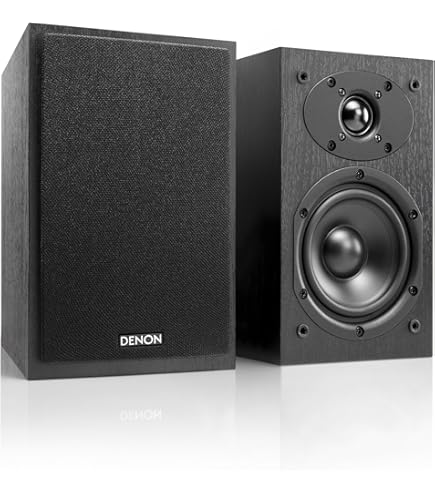Amazon.co.jp: Denon スピーカーシステム (2台1組) 木目 SC-M53M