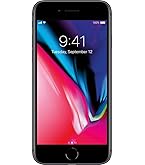 Apple iPhone 8 Plus, Fully Unlocked, 64 GB - Space Gray (Renewed