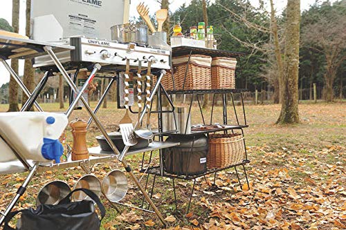 フィールドラックはユニフレーム！？キャンピングムーンがコスパ最高