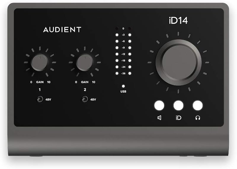 Audient iD14mkII - 音楽配信のクオリティを上げたいユーザーに最適な