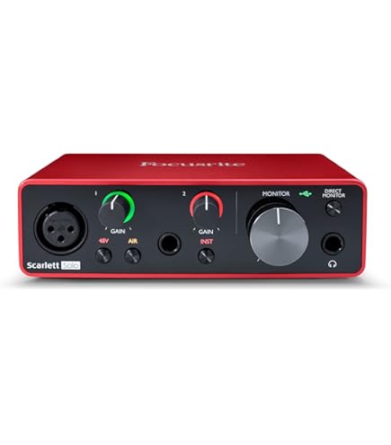 Amazon.com: Focusrite Scarlett Solo (3rd Gen) USB Audio Interface