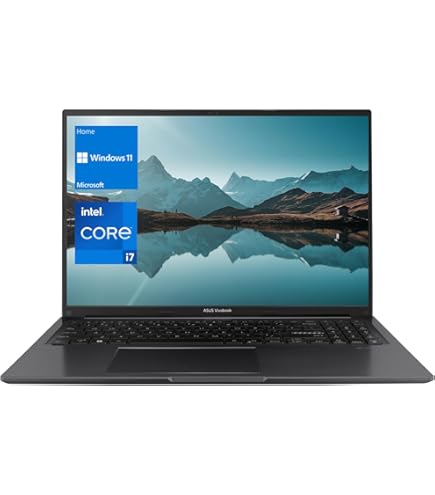 Amazon.com: ASUS Vivobook 16” PC Laptop Intel Core i7-1255U 16GB