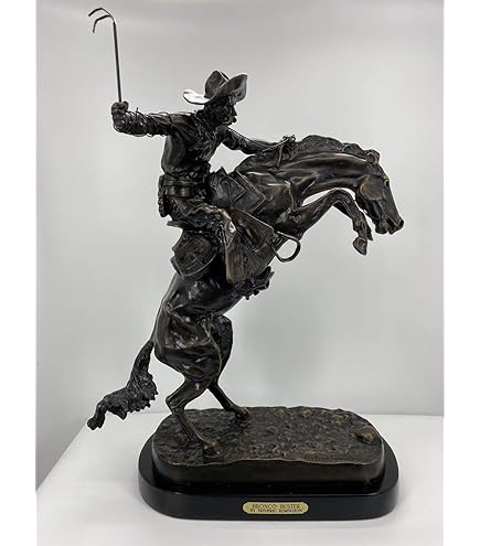 D06003 ブロンコバスター ブロンズ像 フレデリックレミントン 彫刻