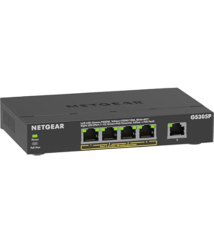 Amazon.com: NETGEAR 16-Port Gigabit Ethernet Unmanaged PoE Switch