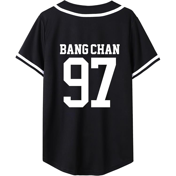 straykids ユニフォームTシャツ Bang Chan Amazon.com: SKZ Baseball