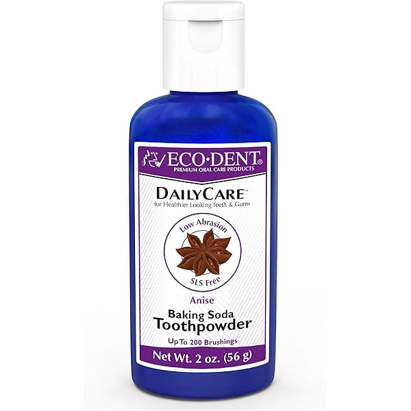 Amazon.com : Eco-Dent DailyCare Baking Soda Toothpowder, Lemon