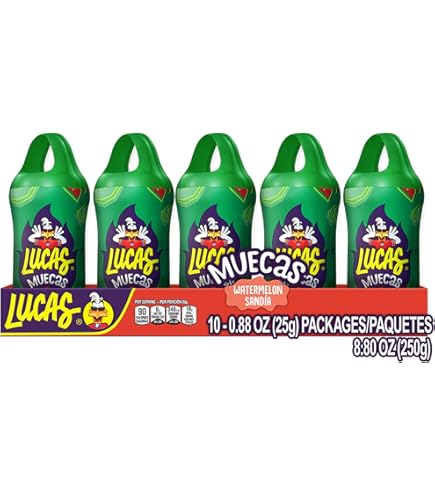 Amazon.com : Lucas Muecas Cherry Flavor Lollipop With Chili Powder