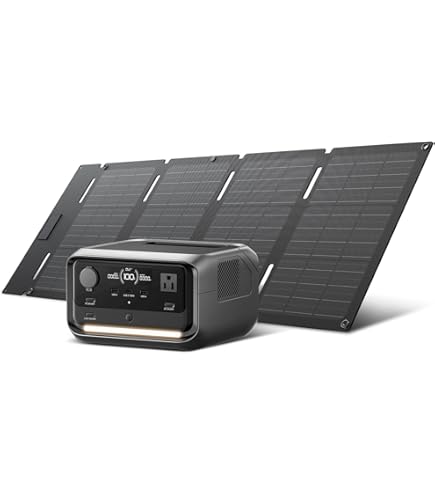 Amazon.com : EF ECOFLOW Solar Generator RIVER 3 Plus with 110W