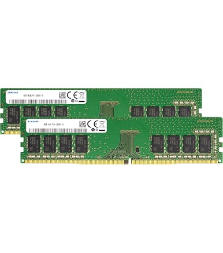 Samsung 16GB DDR4 2666MHz PC4-21300 (PC4-2666V) CL19 UDIMM 2Rx8