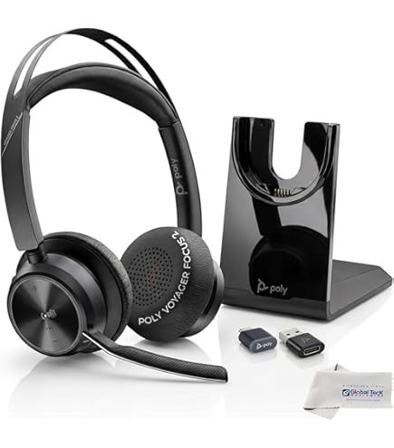 Amazon.com: Poly (Plantronics Voyager Focus 2 UC Stereo Bluetooth