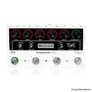 Mooer PREAMP MODEL X2 - 高品位な28種のアンプモデルをペダル・サイズ
