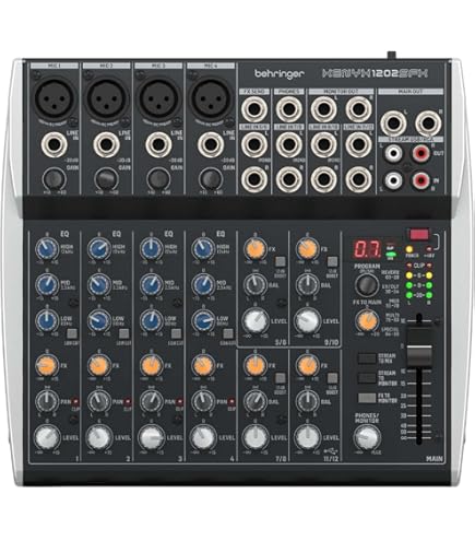 Amazon.com: Behringer XENYX X1204USB Premium 12-Input 2/2-Bus