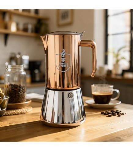 Amazon.com: Cuisinox Milano Stainless Steel Stovetop Moka Pot